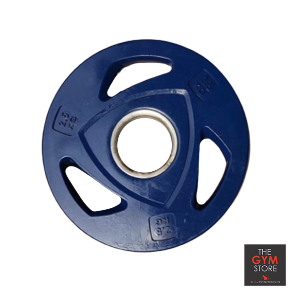 Olympic Rubber Plate (Tri-Grip) (Colorful)